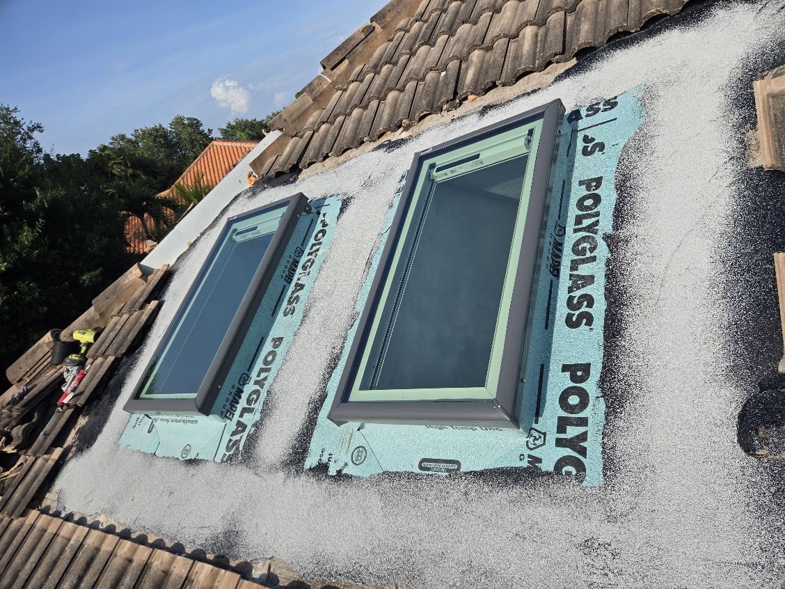 New skylights installed and flashed by Anchor Construction Group